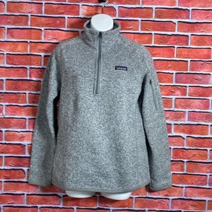 Patagonia Women’s Gray Quarter Zip Better Sweater Size Medium - Picture 1 of 9