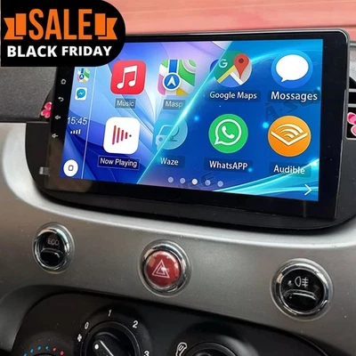 32GB Android 14 Autoradio Carplay Für Fiat 500 2007-2015 GPS Navi Wifi Bluetooth - Bild 1 von 4