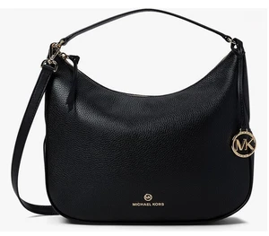 NEU Michael Kors Kelsey Medium Hobo Leder wandelbare Schulter Crossbody schwarz - Bild 1 von 5