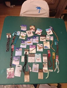 Crafts Lot Glass Beads Charms Accents Findings Lot #4 - Picture 1 of 10