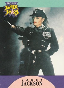 Janet Jackson 1990 Pro Set Super Stars promo card # 1 - Picture 1 of 2