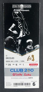 Boleto de los Memphis Grizzlies vs Golden State Warriors 2018 5/11/18 ¡Step Curry! - Imagen 1 de 1