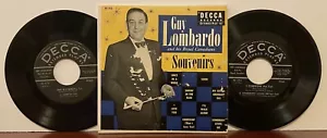 GUY LOMBARDO Souvenirs 1952 ED572 7" Double EP 45 RPM Ultrasonic Clean EX - Picture 1 of 3