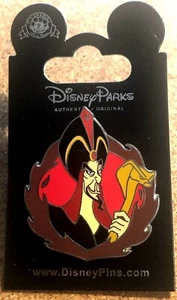 DISNEY 2015 VILLAINS IN FRAMES SERIES JAFAR FROM ALADDIN HOLDING SNAKE STAFF PIN - Picture 1 of 1