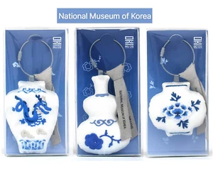 DRAGÓN AZUL Celadon, PEONÍA Llavero Peluche Bordado - Museo Nacional de Corea - Imagen 1 de 19