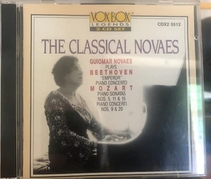 Piano: Classical Novaes by Guiomar Novaes (2 CD Set 1995) Beethoven Mozart - Picture 1 of 2