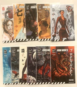 Virgin Comics 7 Brothers #1-5! Serie 2 #1-5! 2006-2007! John Woo! ¡Juego completo! - Imagen 1 de 3