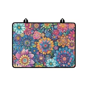 Boho Mandala Lotus Hippie Flower Print Electric Stove Top Cover Thick Inducti... - Picture 1 of 7