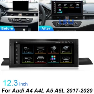 For Audi A4 A4L A5 A5L 2017-2020 Touch Screen Car GPS BT Stereo 12.3" Android 12 - Picture 1 of 12
