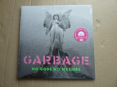 GARBAGE - NO GODS NO MASTERS - TRANSPARENT PINK VINYL 12" ALBUM - RSD 2021  NEW - Image 1 of 4
