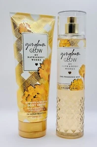 Bath & Body Works Gingham Glow Körpercreme & Body Mist Neu 2er Set - Bild 1 von 2