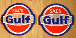 vintage sals gulf auto shop mechanic patch new old stock 2 included - Picture 1 of 7