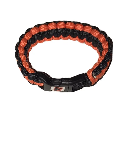 Baltimore Orioles Paracord Bracelets Brand New Black /Orange Clip Cover