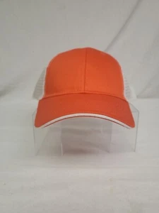 Orange And White Trucker Hat 📦 - Picture 1 of 4