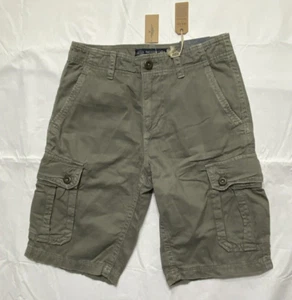Pantalones Cortos Carga American Eagle Para Hombre Talla 28 Verde Largo Más Largo Debajo de la Rodilla Nuevos con Etiquetas - Imagen 1 de 5