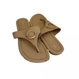 Sandalias para mujer Nautica talla 7-7,5 bronceadas - Imagen 1 de 4