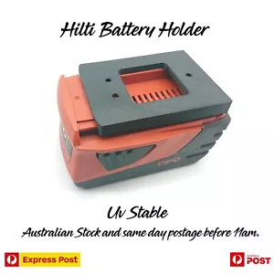 Soporte de batería Hilti - montaje en pared - soporte de herramienta eléctrica soporte UV estable - Imagen 1 de 5