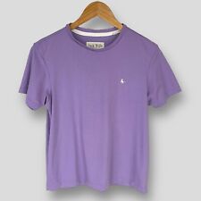 JACK WILLS Womens Lilac/Purple Tshirt Small Logo SIZE UK-10