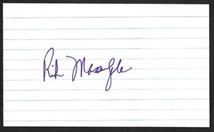 Rik Massengale (3 Tour Wins) AUTÓGRAFO FIRMADO AUTOMÁTICO 3x5 ÍNDICE DE AUTENTICIDAD - Imagen 1 de 1