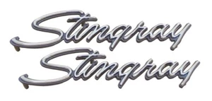 Emblemas guardabarros delantero Corvette "Stingray" 1976-79, par - Imagen 1 de 1