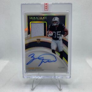 2022 IMMACULATE Zamir White TRUE GOLD RPA RC Patch AUTO 03/25 RAIDERS ON CARD