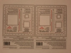 2 NEW RM PRODUCTS Military Square Protractor (Red) - Picture 1 of 8