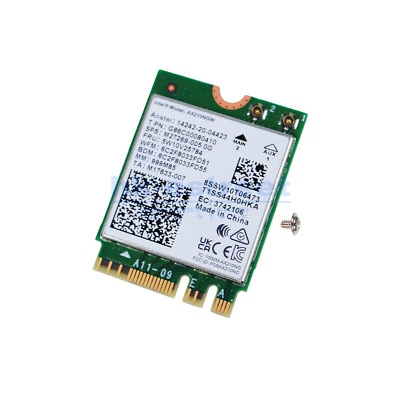 Intel WiFi 6E AX210 M.2 2230 2X2 AX Bluetooth 5.2 NO VPRO AX210.NGWG.NV Wifi 6E - Image 1 of 4