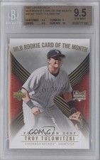 2007 Upper Deck MLB Card of the Month Troy Tulowitzki BGS 9.5 GEM MINT Rookie RC