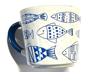 Fishing Ceramic Stoneware Mug By Spectrum Designz 16oz Coffee Coastal Fish - Picture 1 of 3