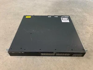 CISCO CATALYST 3650 WS-C3650-24PS-L 24 PORT POE ETHERNET SWITCH FACTORY RESET - Picture 1 of 10