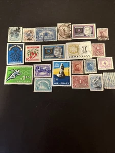 21 Old Uruguay M/U Latin America Stamps- Lot A-80766 - Picture 1 of 1