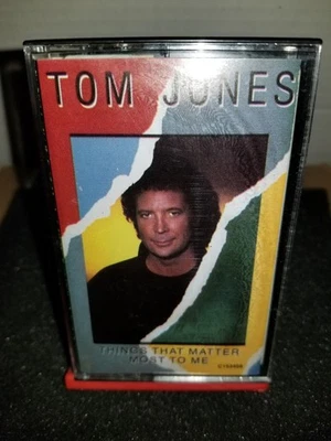 TOM JONES THINGS THAT MATTER MOST TO ME (Cassette Tape 📼)1987 Rare VGC✔️ Foto 1 de 4