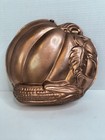 Vintage Pumpkin & Corn Copper Jello Mold Fall Country Kitchen Wall Hanging Decor