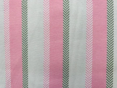 Cojín tapizado para decoración del hogar espiga crema tela rayas Chevron 55" ancho Foto 1 de 3