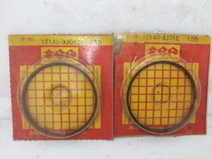 Suzuki Gt250 Gt250 X7 Gt380 Piston Ring.pair 12140-33012+1.0 .Genuine. JAPAN. - Picture 1 of 1