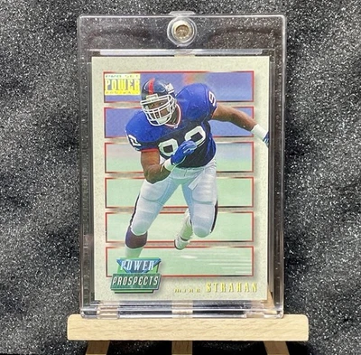 1993 Michael Strahan ROOKIE Pro Set Power Prospects #PP51 HOFamer - Image 1 of 2