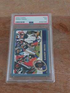 2003 TOPPS #253 RANDY MOSS PSA 7 Minnesota Vikings - Picture 1 of 2