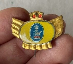 Vintage 1960s Tinplate SUNBEAM MOTOR CAR Great Britain Automobilia Lapel Badge - Bild 1 von 4