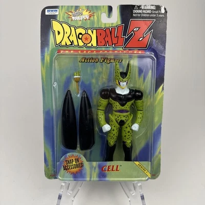 Figura de acción Irwin Toys Dragon Ball Z Cell Series 3 1999 DBZ nuevo paquete desgaste Foto 1 de 3