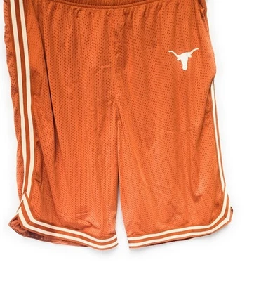 Pantalones Cortos Deportivos Para Hombres Fanatics Univ of Texas Longhorns Grandes y Altos NCAA Malla Poli Foto 1 de 3