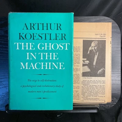 The Ghost in the Machine Arthur Koestler 1968 First American Ed HC W/ Ephemera - Image 1 of 4