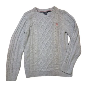 U.S. Polo Assn. Med Metallic Damenpullover mit Zopfmuster - kuschelig klassisch adrett - Bild 1 von 13