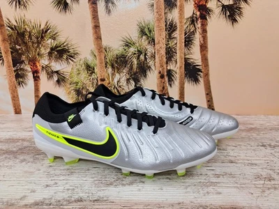 Nike Tiempo Legend 10 PRO FG Soccer Cleats Silver DV4333-001 Men's Size 7 NEW  - Image 1 of 4