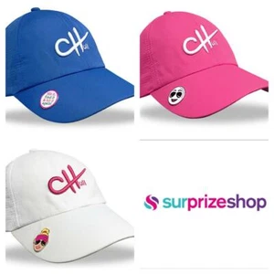 Surprizeshop Lady Golfer Charlie Hull Golf Cap. Pink, White or Blue. - Imagen 1 de 3