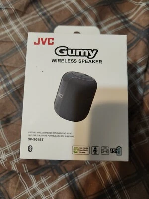 JVC Portable Wireless Bluetooth Speaker SP-SG1BT Black 15hr Playtime NEW IN BOX - Image 1 of 4