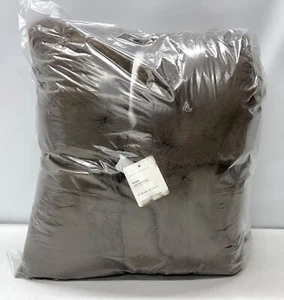 NEW Pottery Barn Mink Faux Fur 50" x 60" Throw Blanket~Mocha Brown - Picture 1 of 1