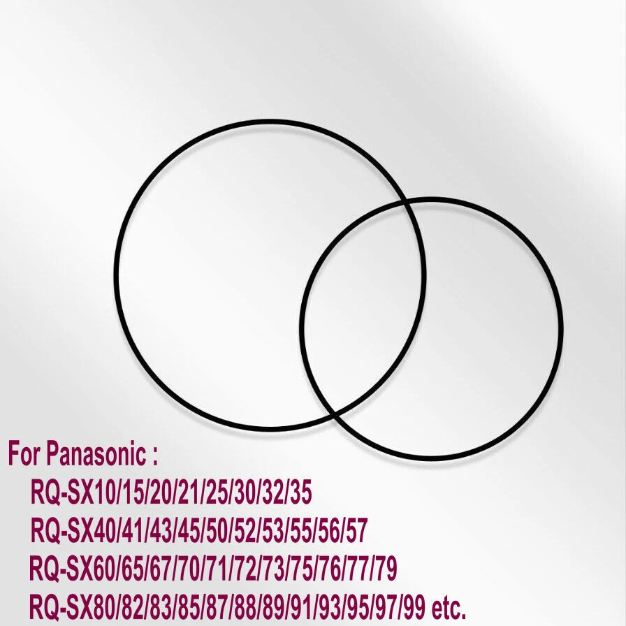 Walkman Replacement Belts Tape for Panasonic RQ-SX10 RQ-SX20 SX40 SX60 SX70 SX80 - Image 1 of 1