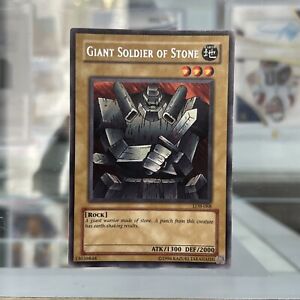 Giant Soldier of Stone - LOB-068 - Rare - 1st Edition YuGiOh - LP