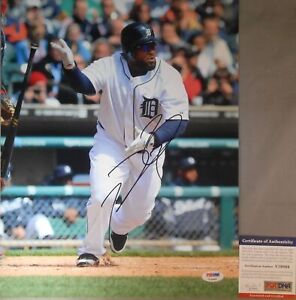 TEXAS RANGERS!! Prince Fielder Signed Cool DETROIT TIGERS 11x14 Photo #2 PSA/DNA