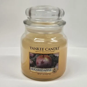 Yankee Candle Sugared Apple Medium Jar 14.5 oz Jar New - Picture 1 of 5